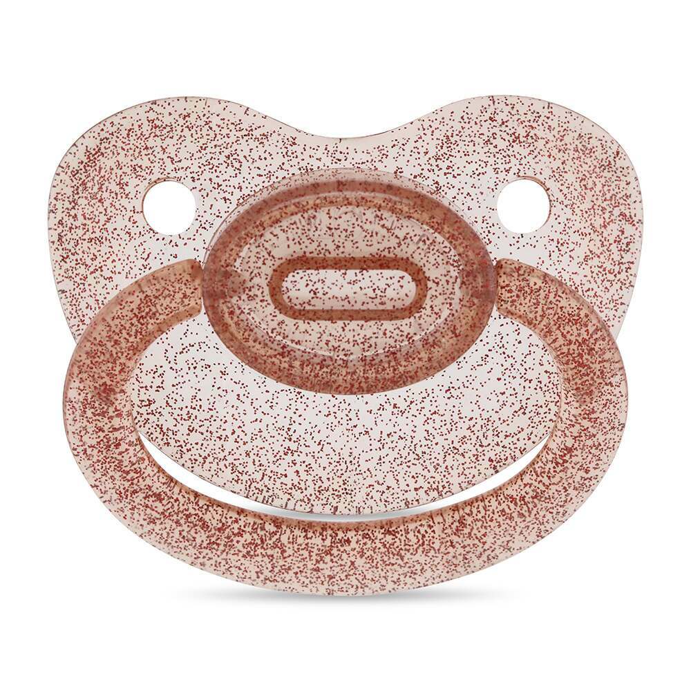 Adult Clear Brown Dummy/Pacifier