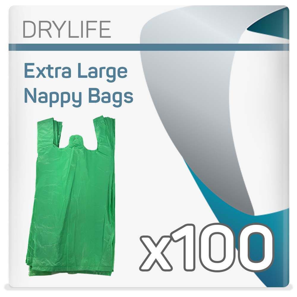 KeepDry Scented Nappy Bags - Pack of 100