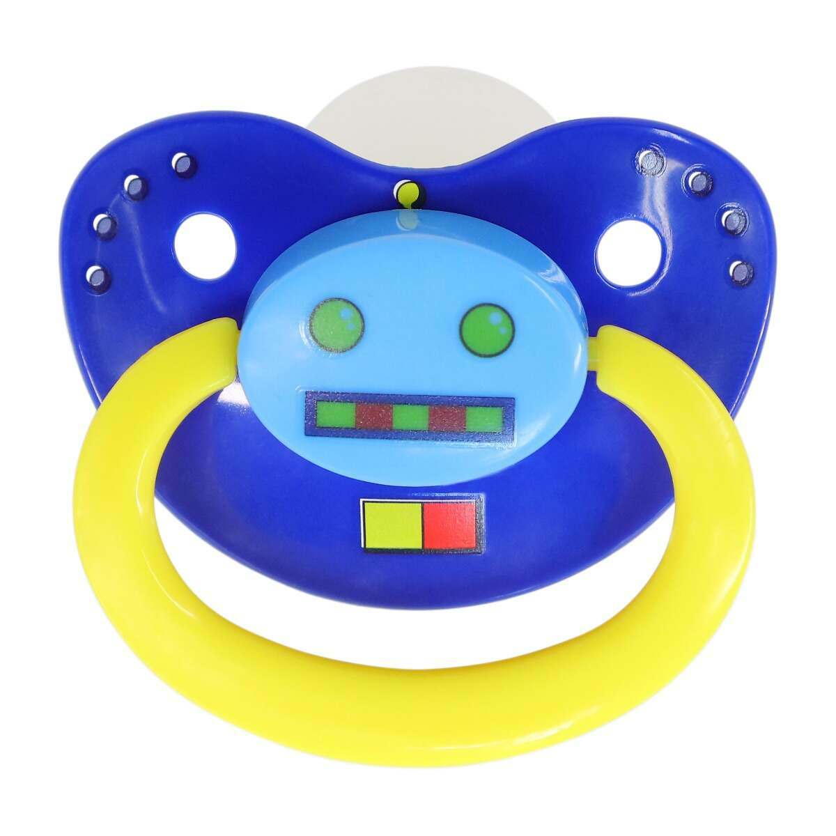 NRU Robot Pacifier and Clip Set