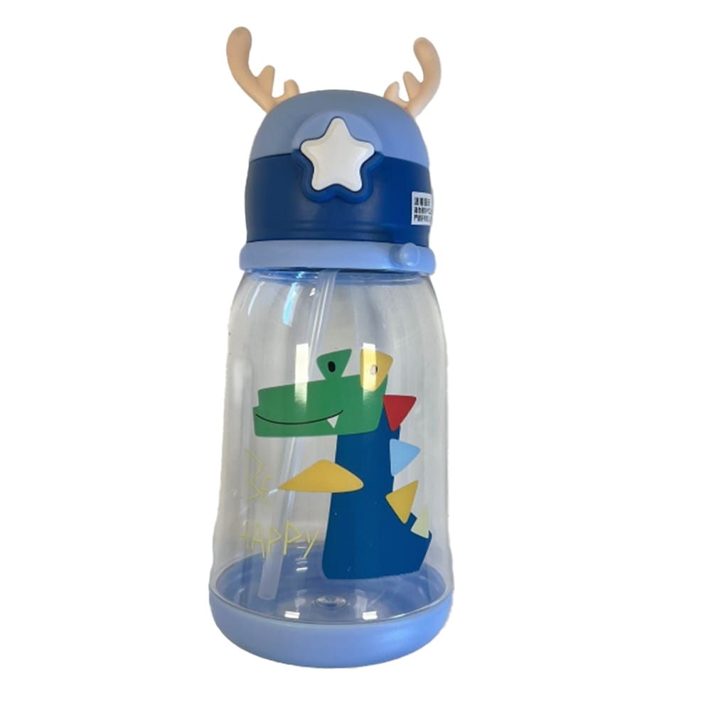 Juice Bottle Push with Straw - Crocodile