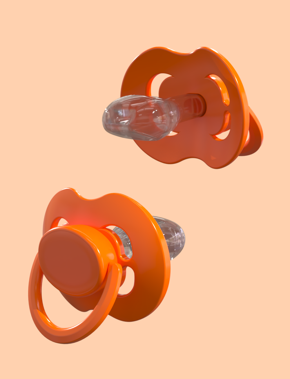 Pink Pacifier Kiddo LULLY XXL