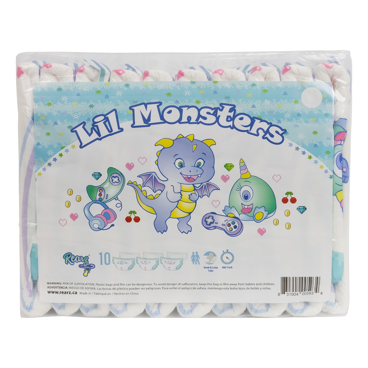 Rearz Lil Monsters VAT Exempt Adult Incontinence Slip