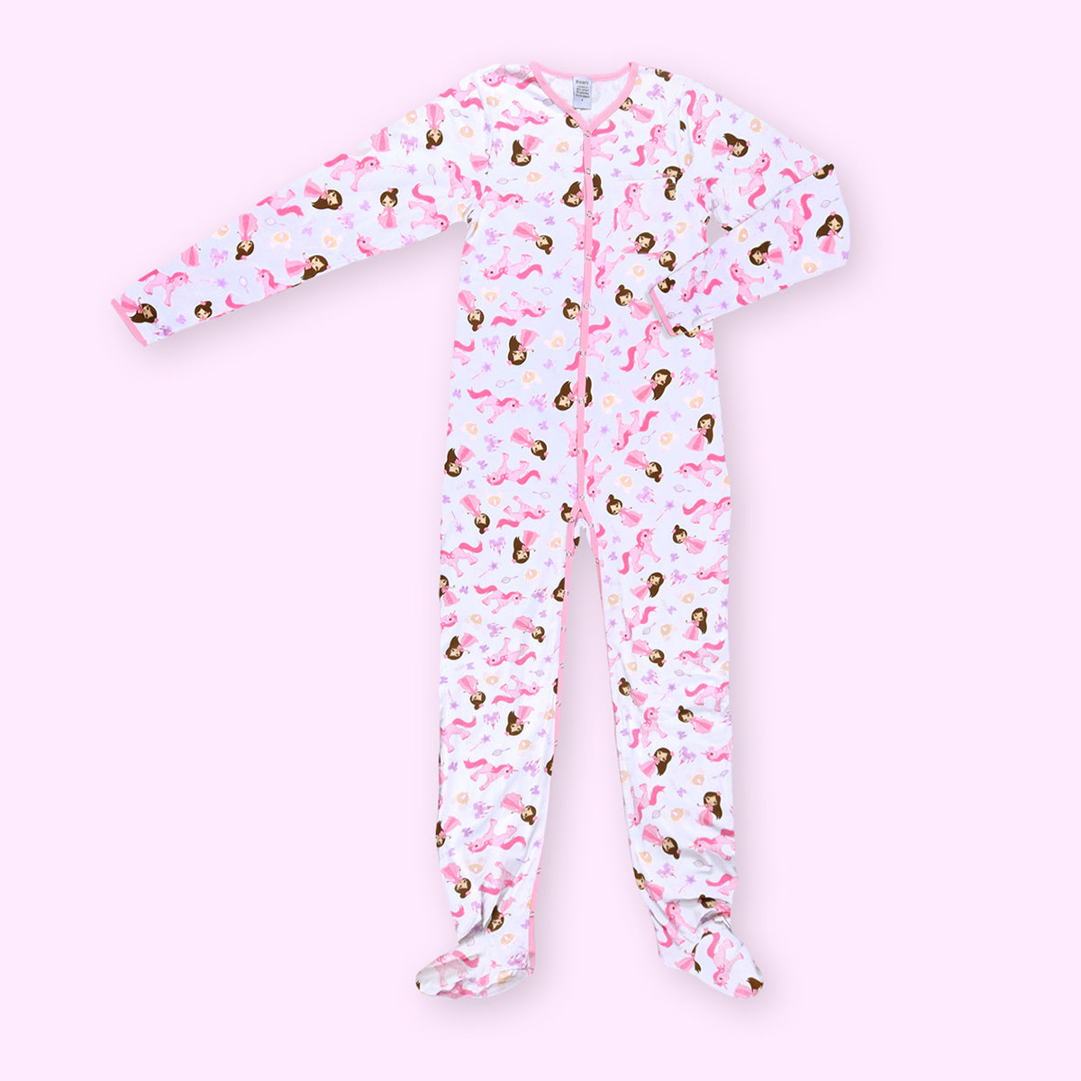 Rearz Princess Pink Footed Sleeper