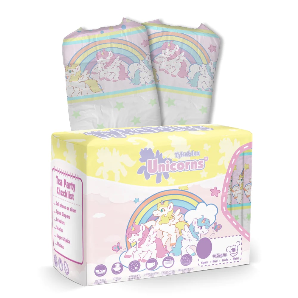 Tykables Unicorns VAT Exempt Adult Incontinence Slip
