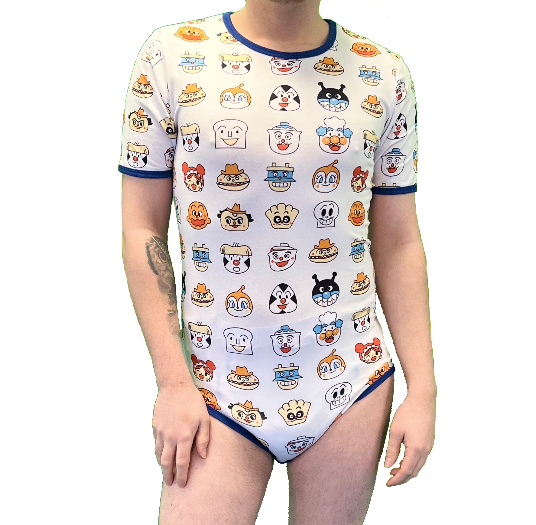 NRU Faces Cotton Bodysuit