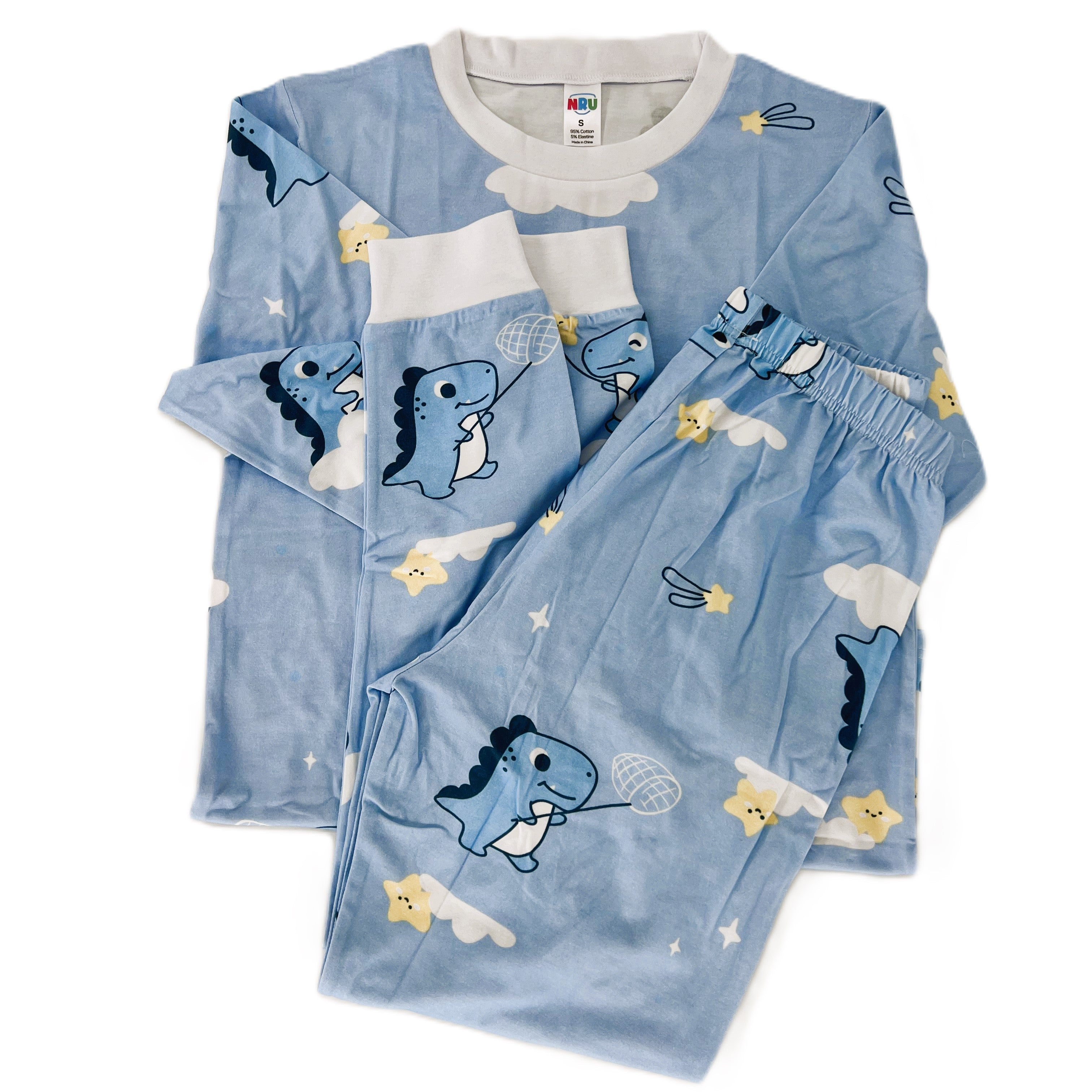 NRU Blue Dinosaur PJ Set