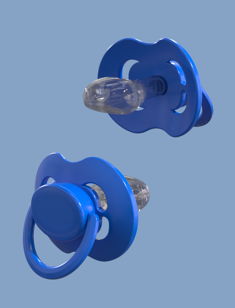 Blue Pacifier Kiddo LULLY XXL