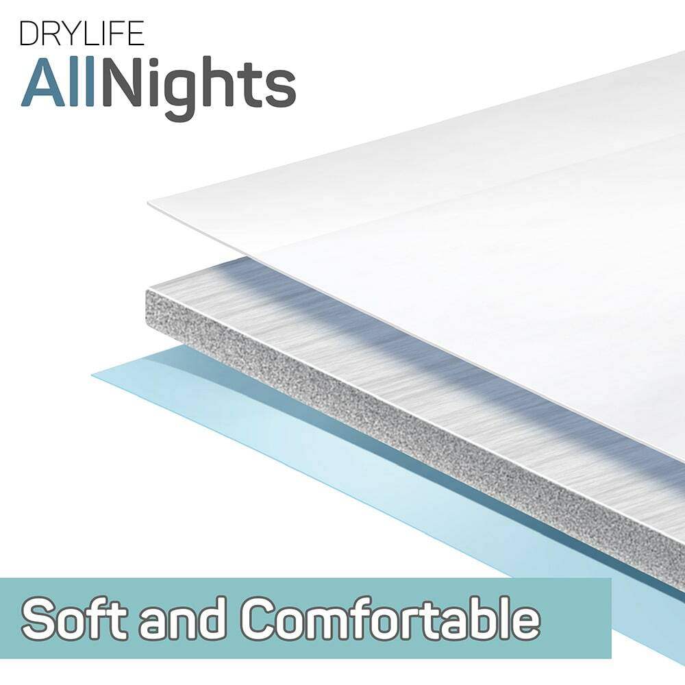 Drylife All Nights Disposable Bed Pads - 60cm x 90cm