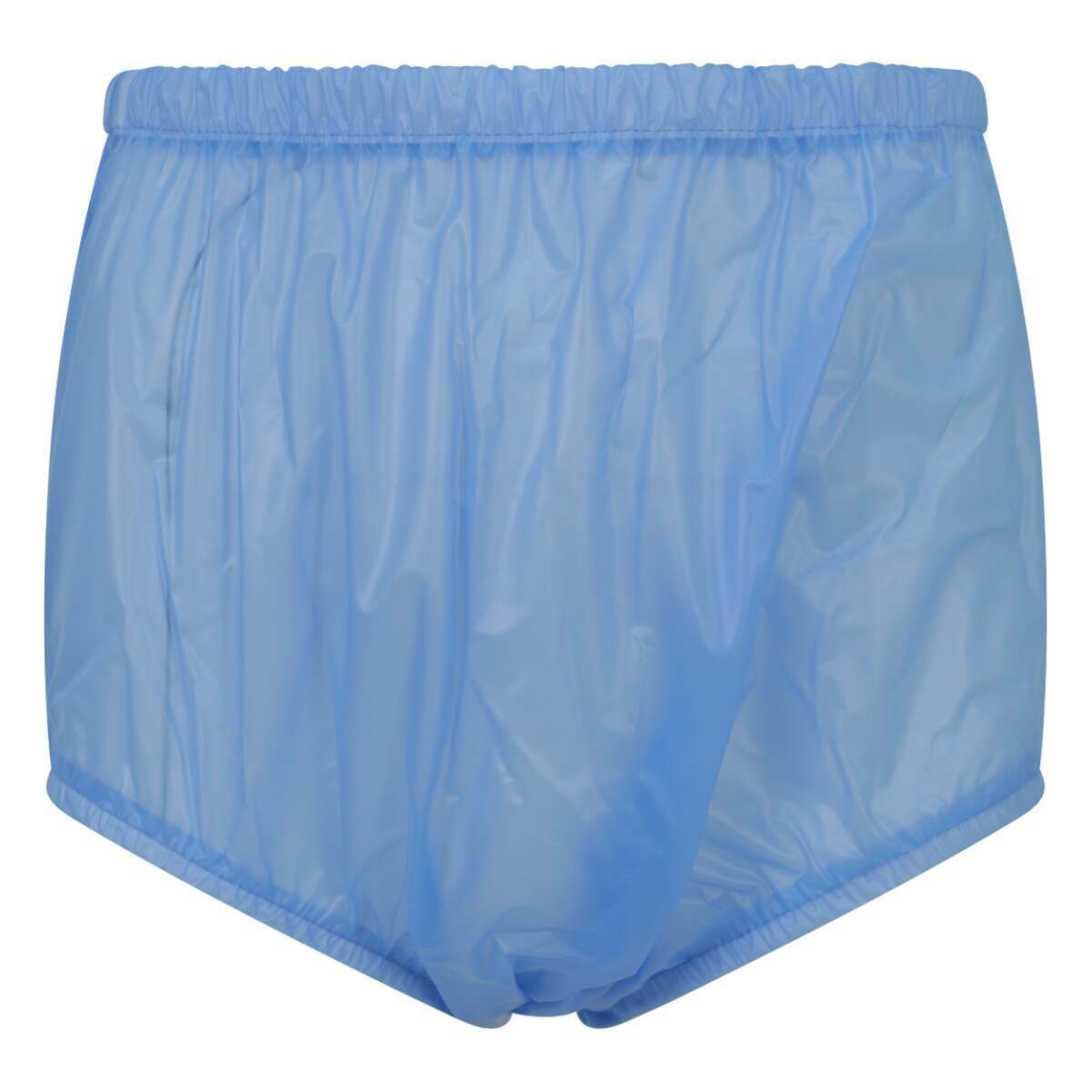 Premium Plastic Pants With Wide Waistband - Light Blue VAT Exempt Incontinence Aid