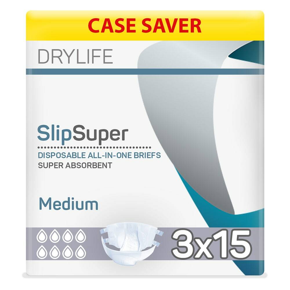Drylife Slip Super (PE Backed) VAT Exempt Adult Incontinence Slip