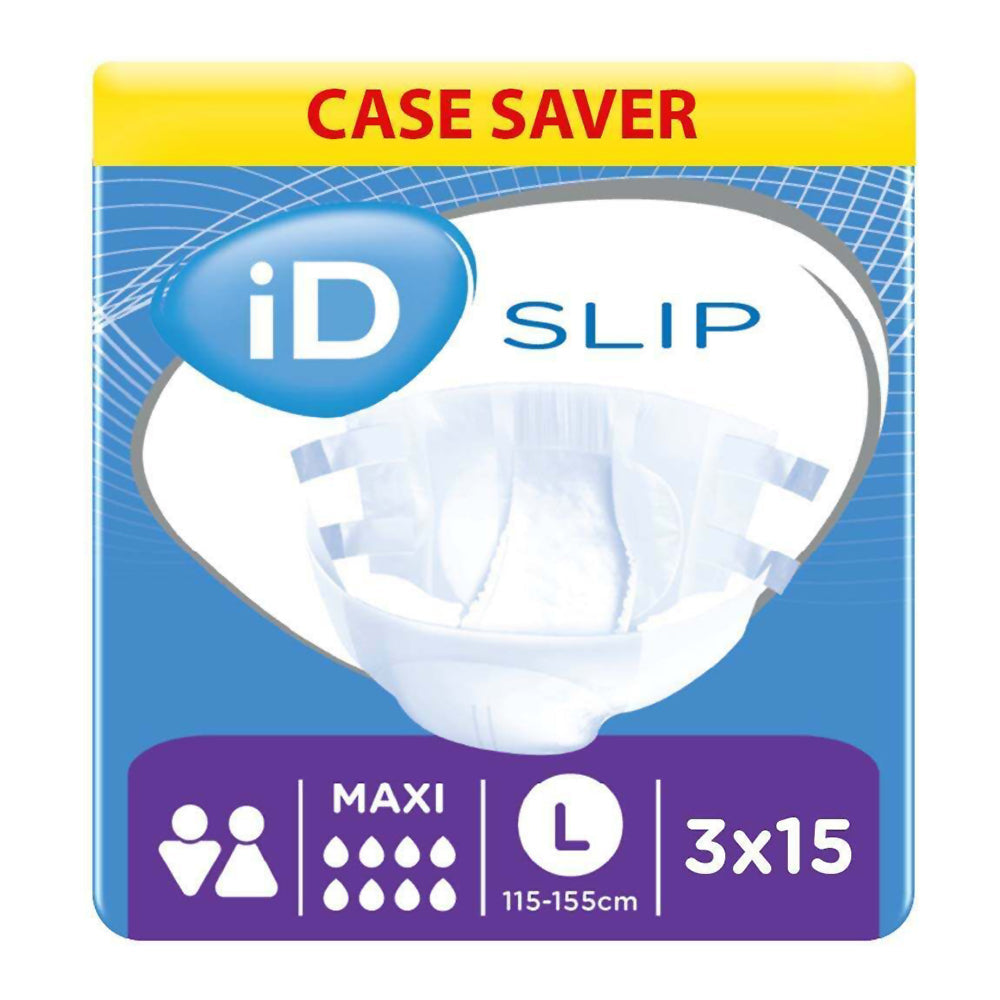 iD Slip Maxi (Cotton Feel) VAT Exempt Adult Incontinence Slip