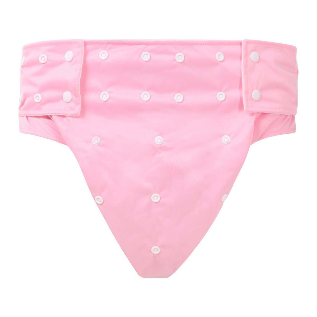 One Size Adult Pocket Nappy - Buttons - Pink