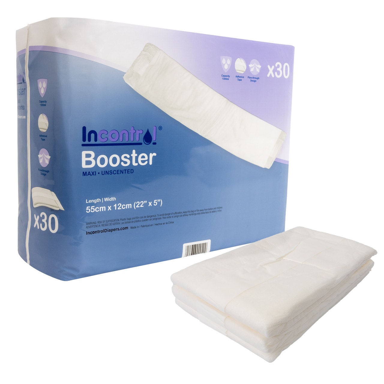 Incontrol Booster Pads - Unscented