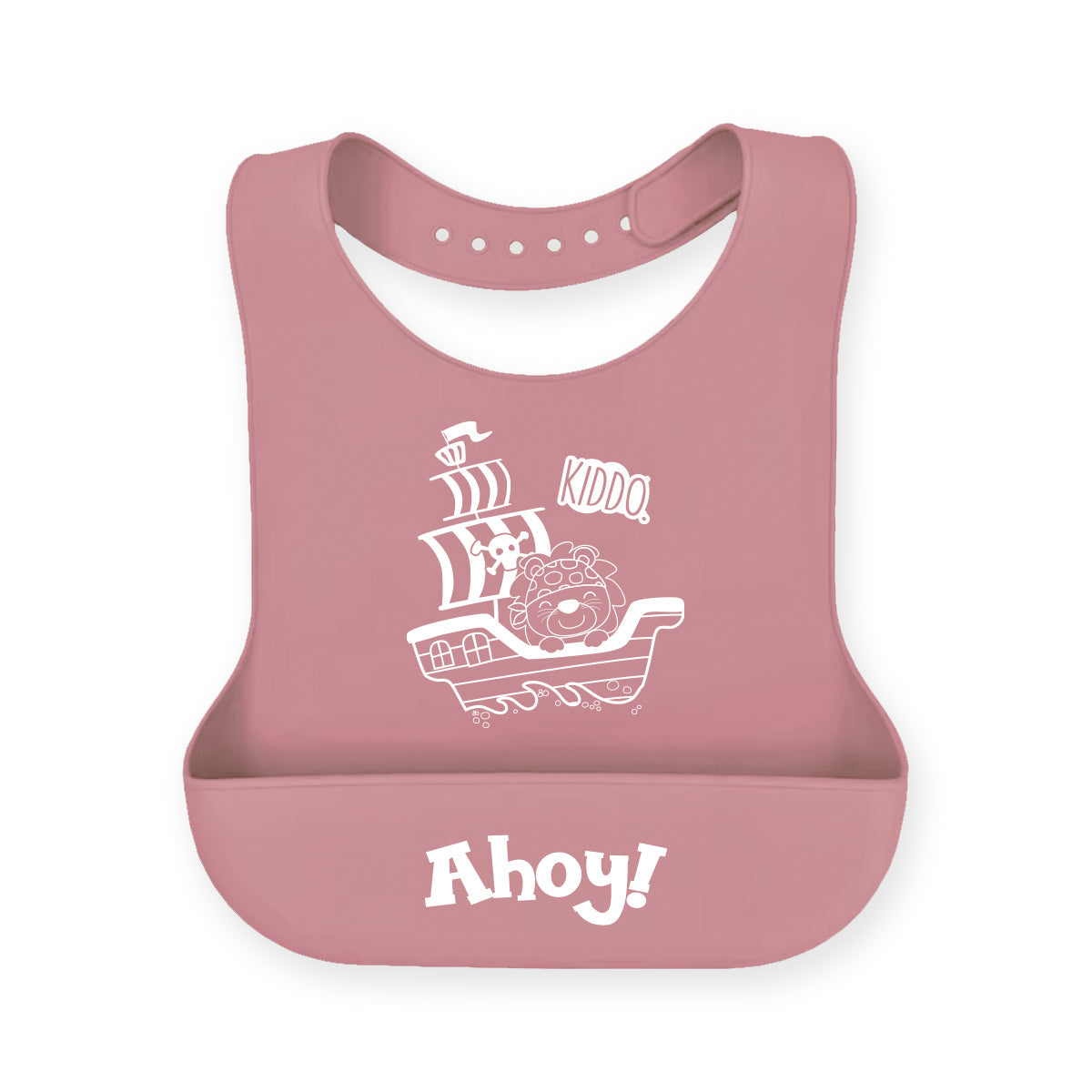 Kiddo Little Sailor Ahoy Silicone Bib
