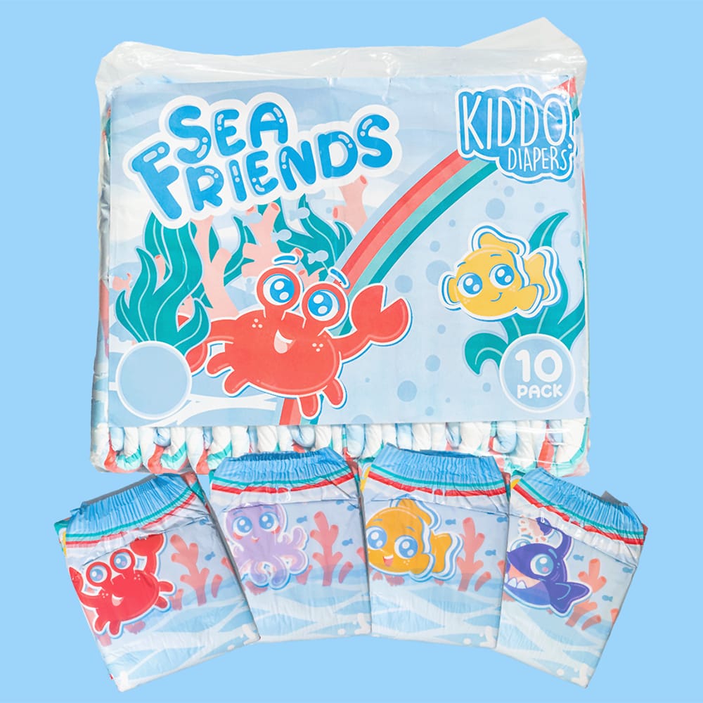 Kiddo Sea Friends VAT Exempt Adult Incontinence Slip