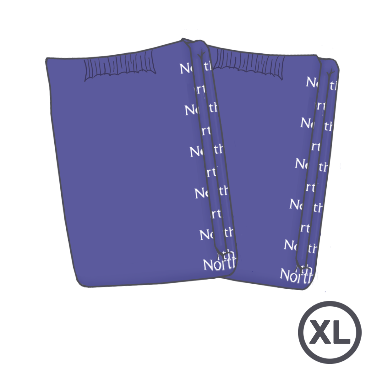 NorthShore MEGAMAX Blue VAT Exempt Adult Incontinence Slip