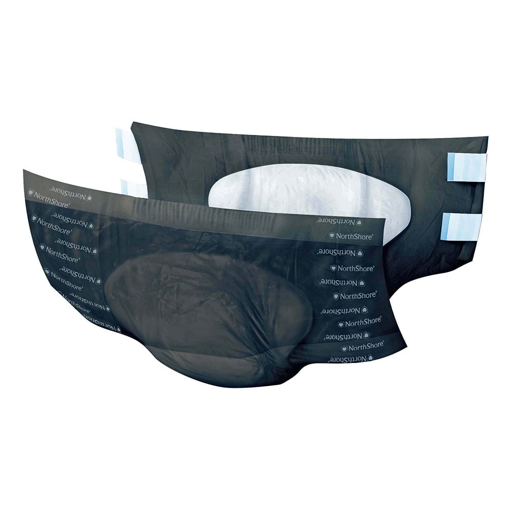NorthShore MEGAMAX Black VAT Exempt Adult Incontinence Slip
