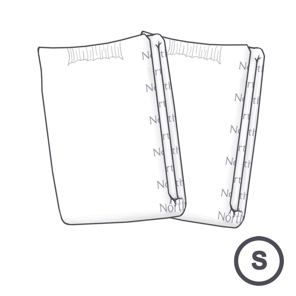 NorthShore MEGAMAX White VAT Exempt Adult Incontinence Slip