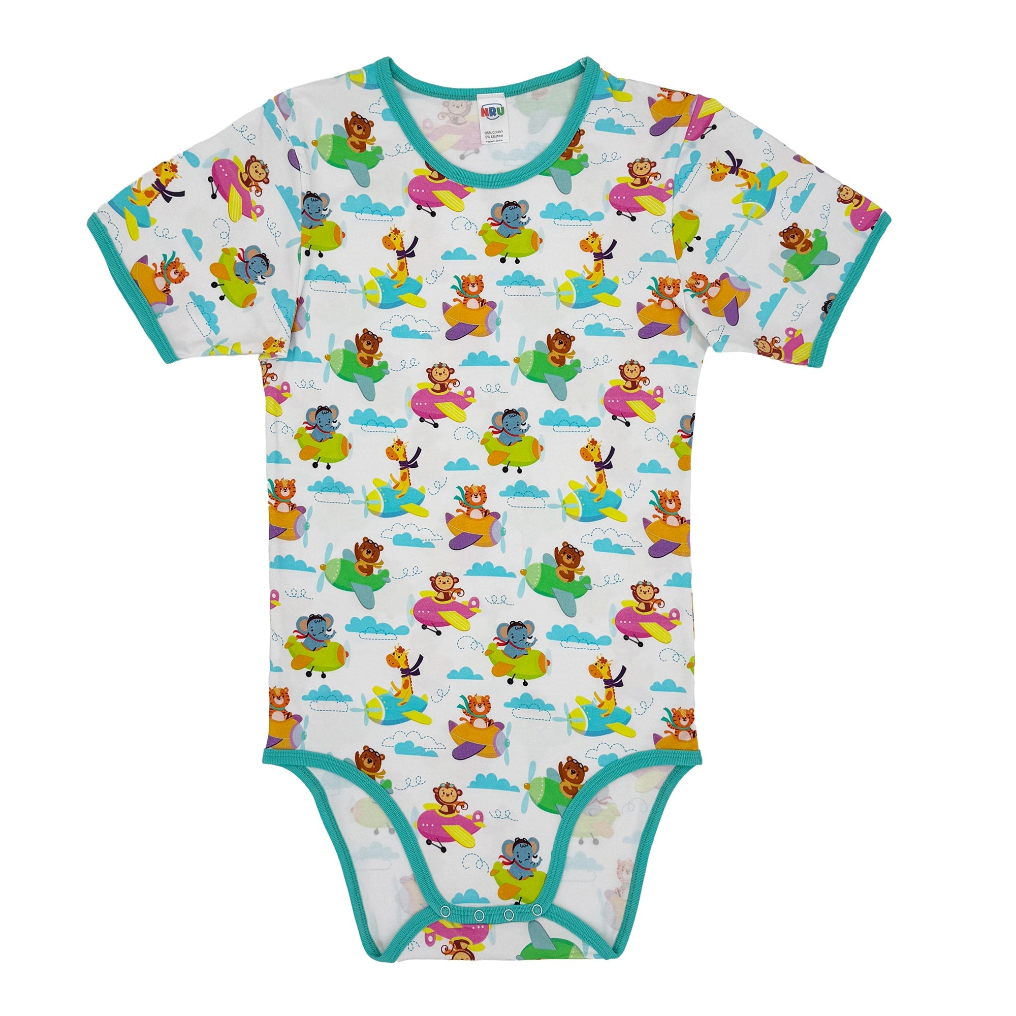 NRU Aniplanes Cotton Bodysuit
