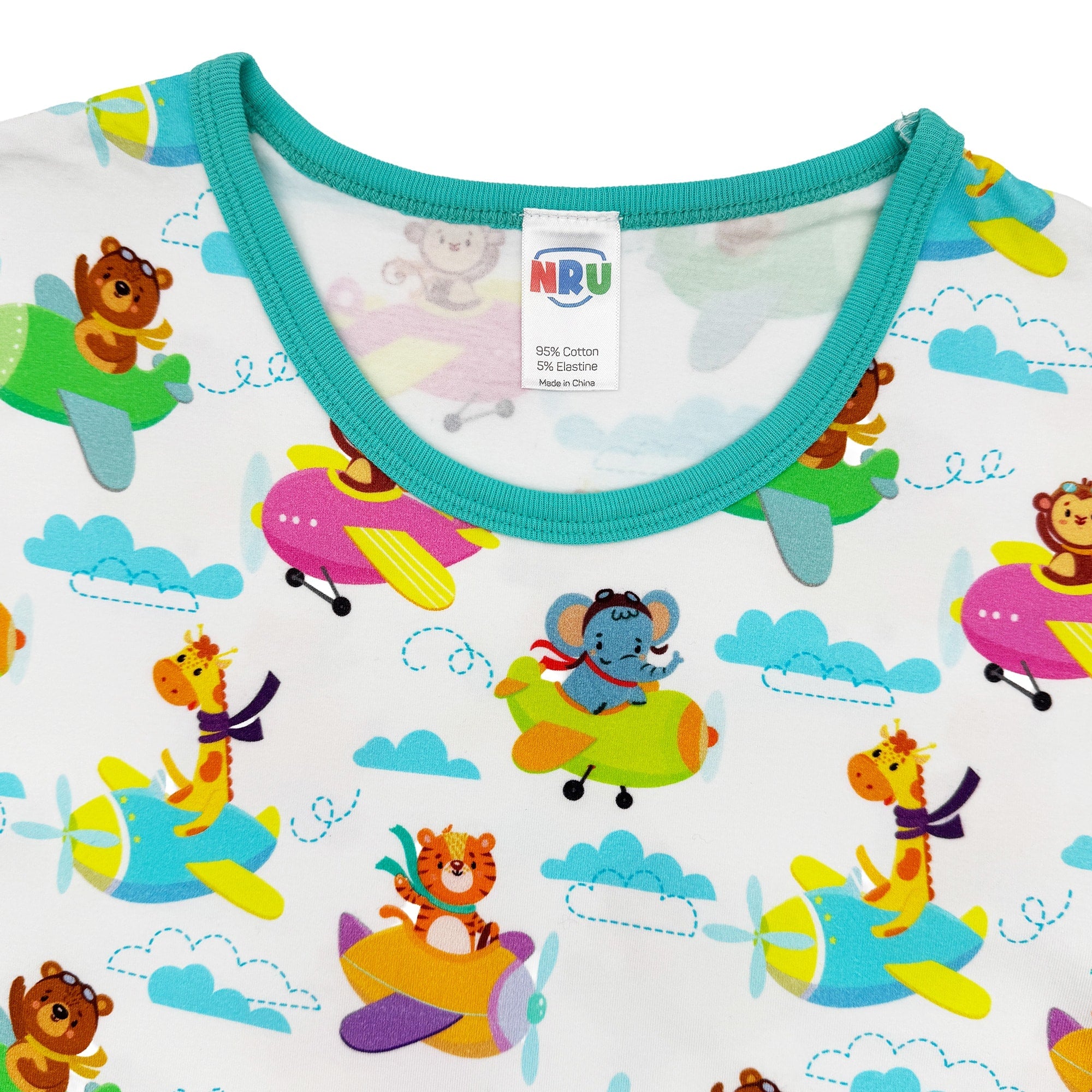 NRU Aniplanes Cotton Bodysuit