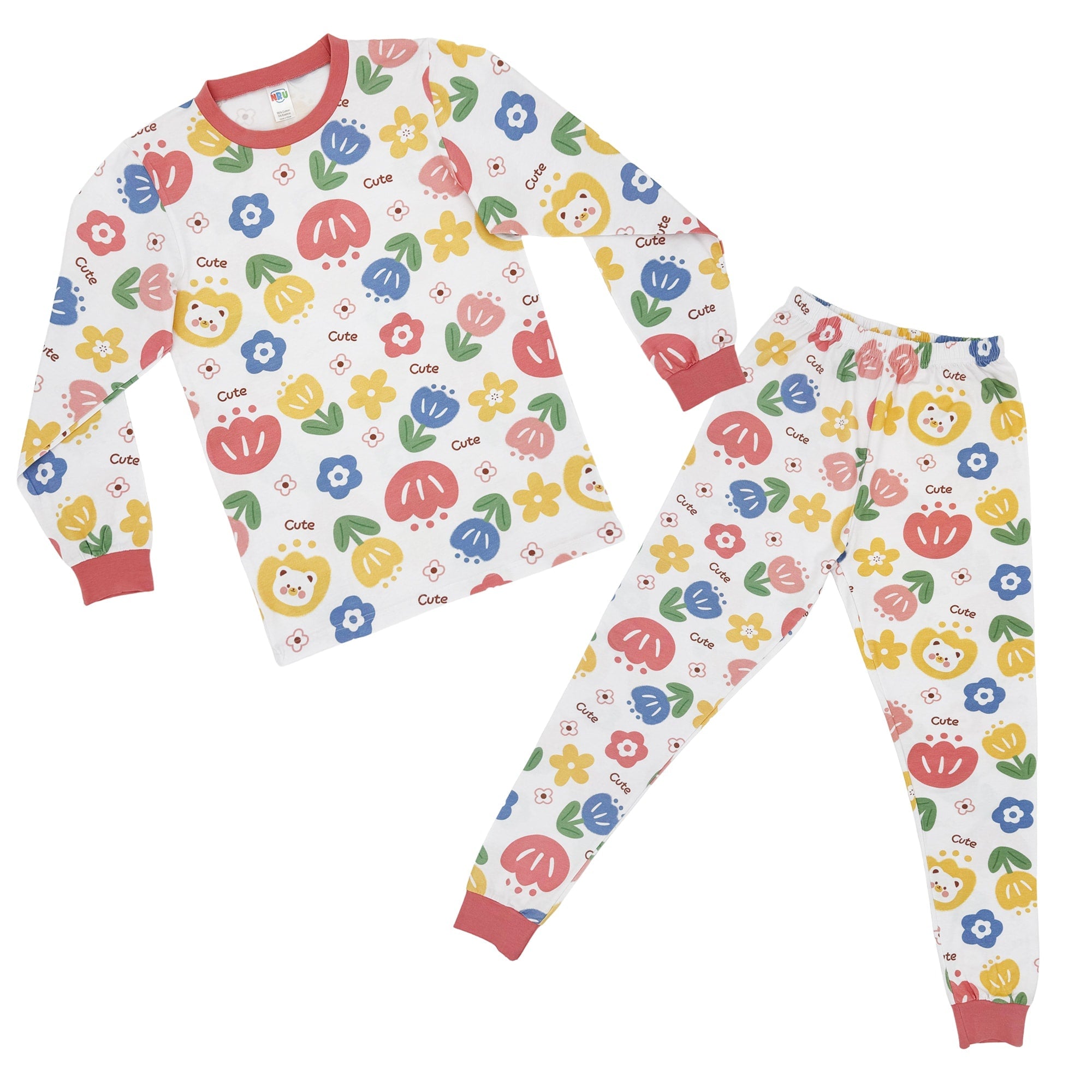 NRU Blossom Bear PJ Set