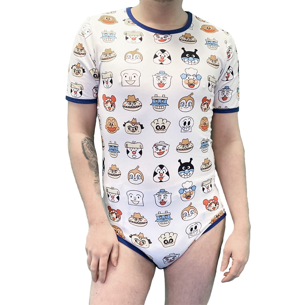 NRU Faces Cotton Bodysuit