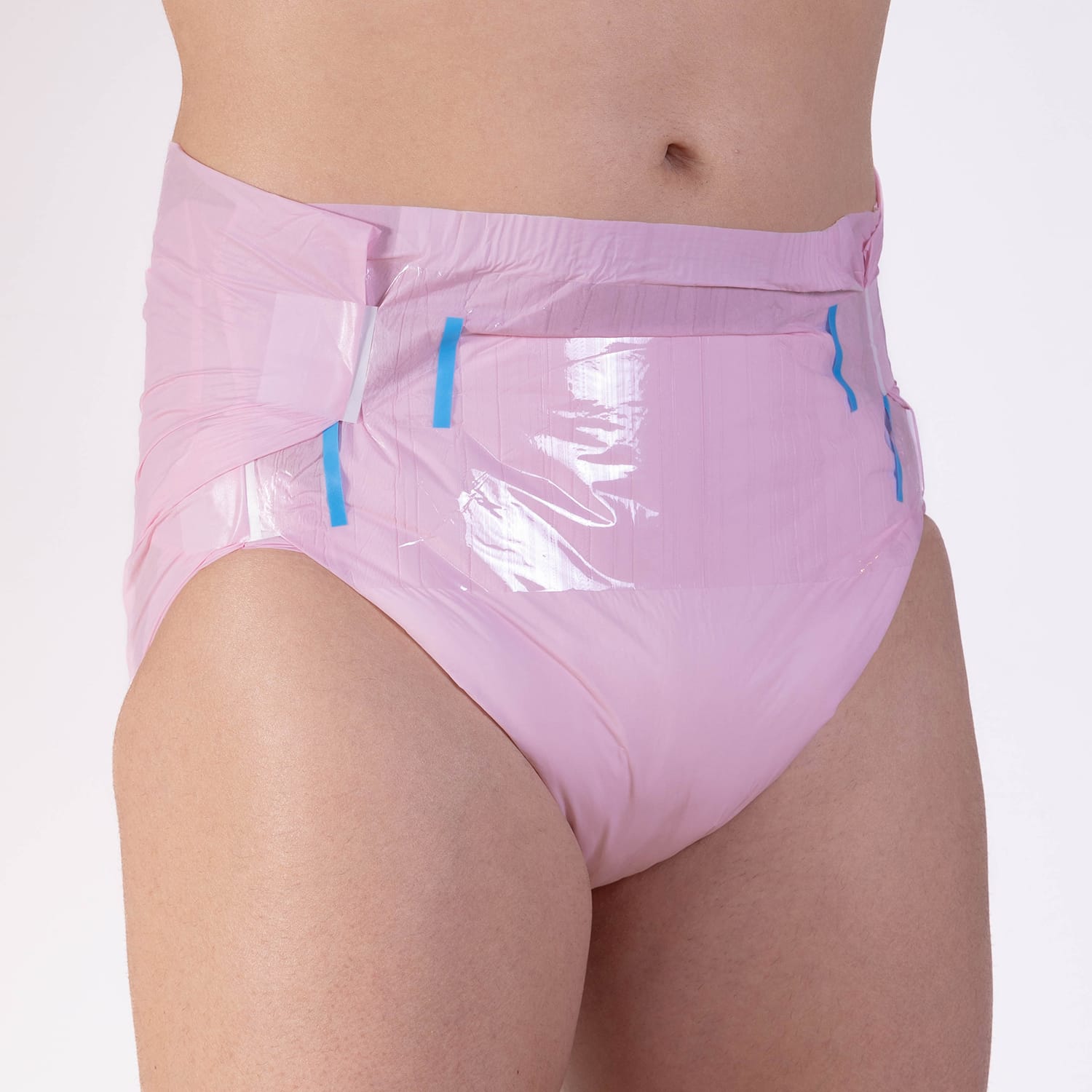 NRU STR8UP Pink VAT Exempt Adult Incontinence Slip