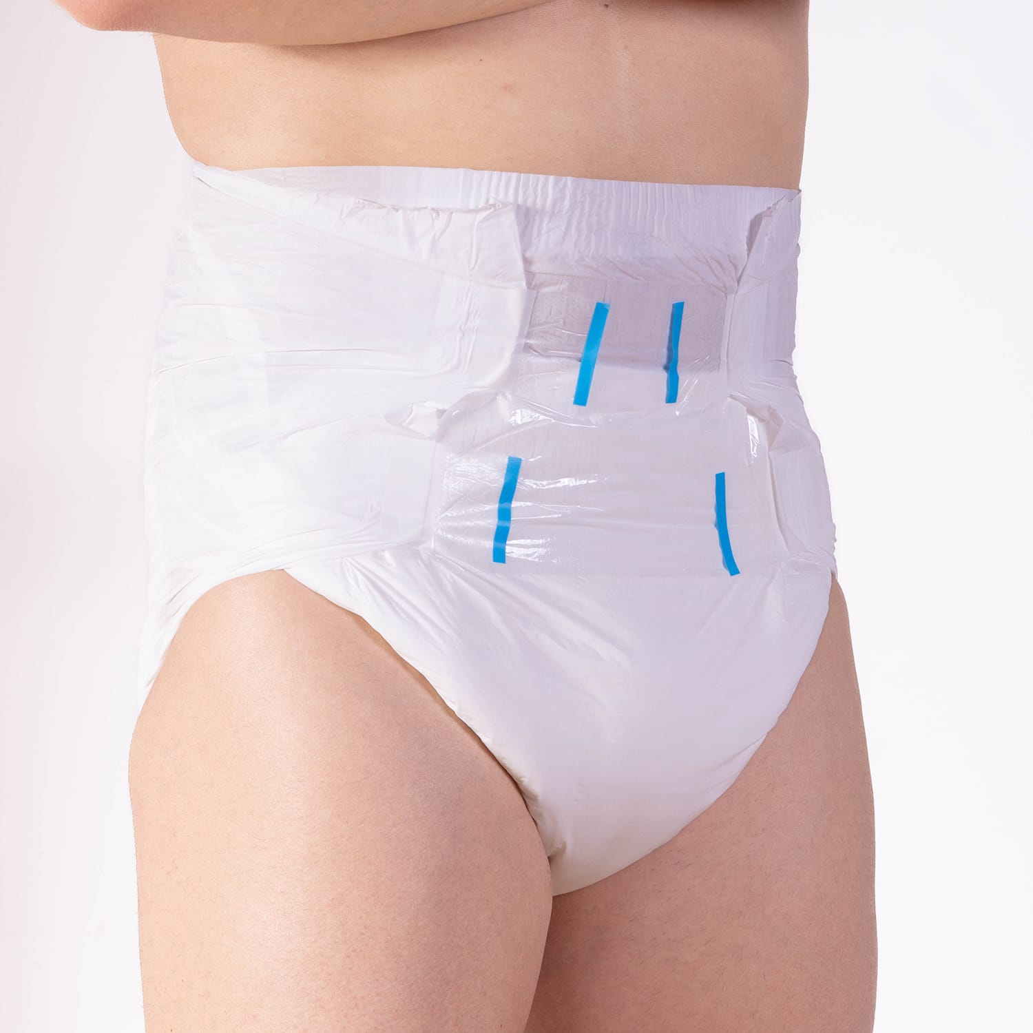 NRU STR8UP White VAT Exempt Adult Incontinence Slip