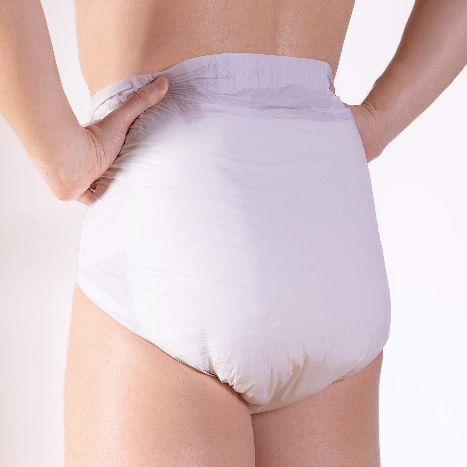 NRU STR8UP White VAT Exempt Adult Incontinence Slip