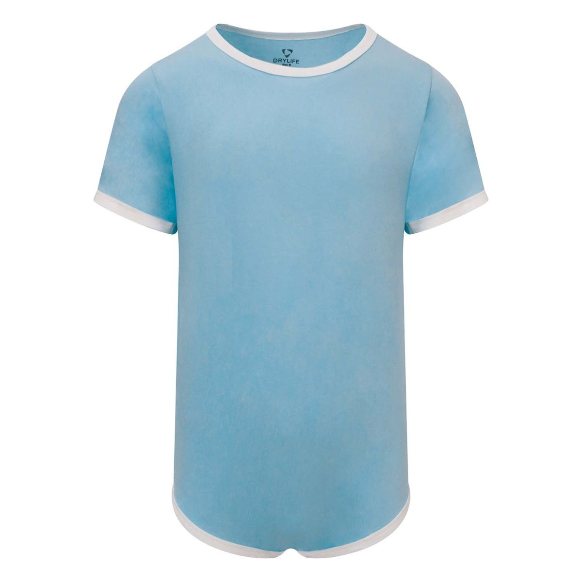 Short-Sleeved Bodysuit - Pastel Blue