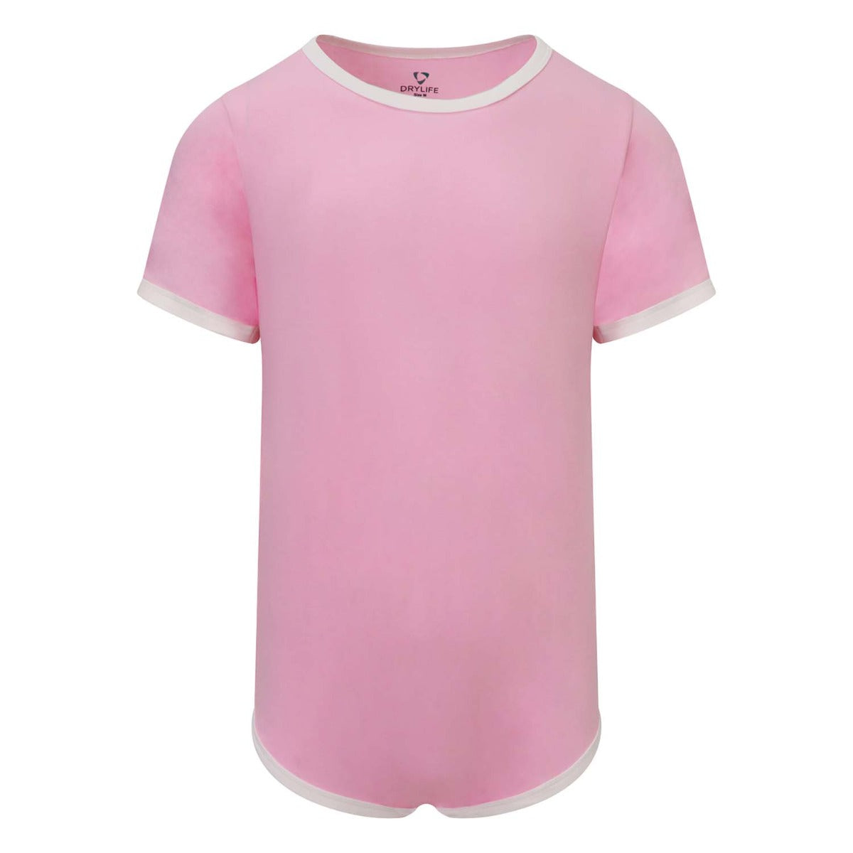 Short-Sleeved Bodysuit - Pastel Pink