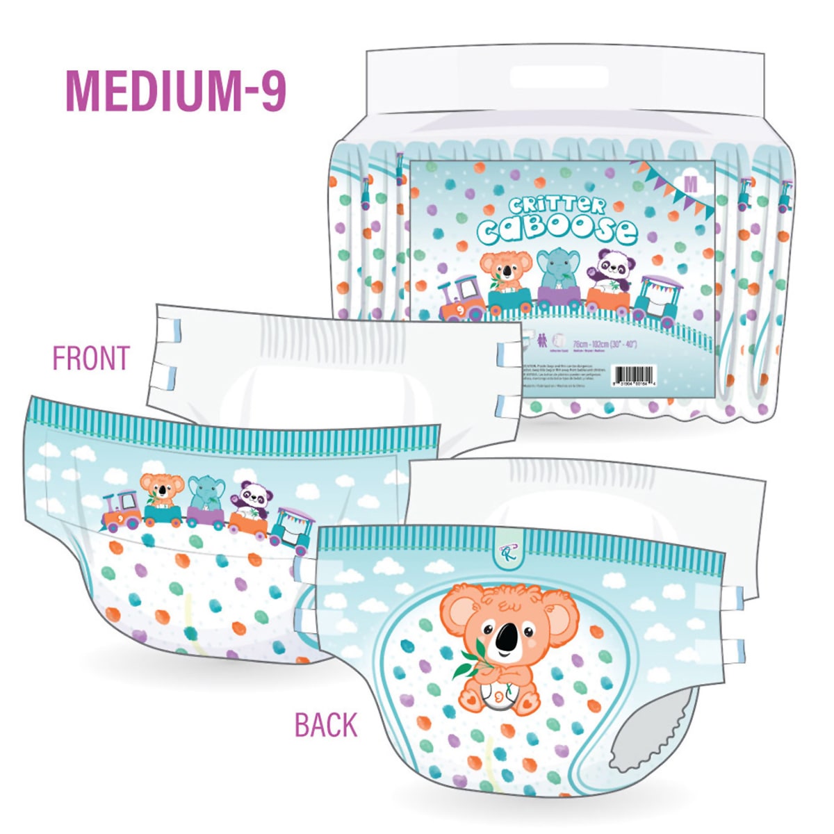 Rearz Critter Caboose VAT Exempt Adult Incontinence Slip