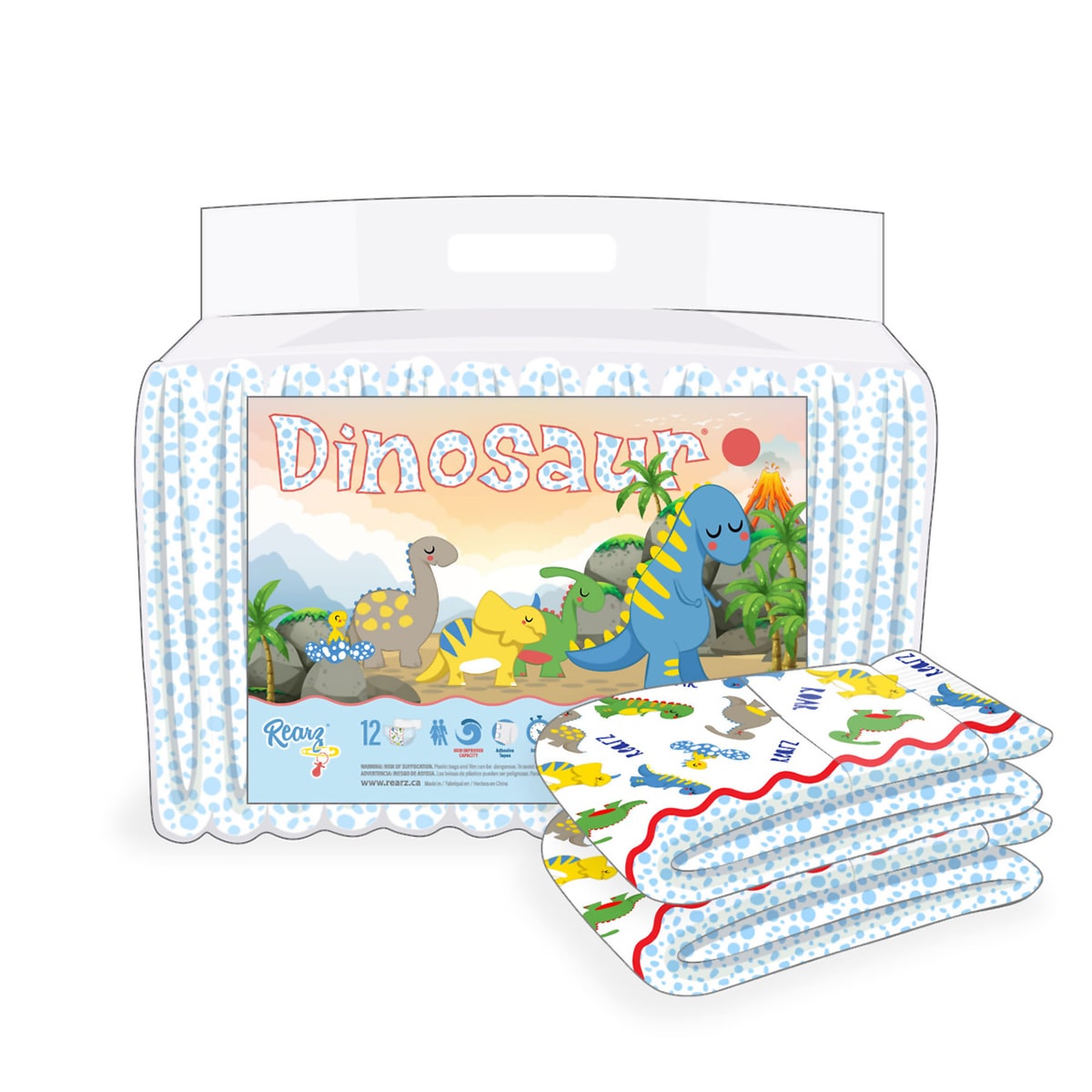 Rearz Dinosaur VAT Exempt Adult Incontinence Slip