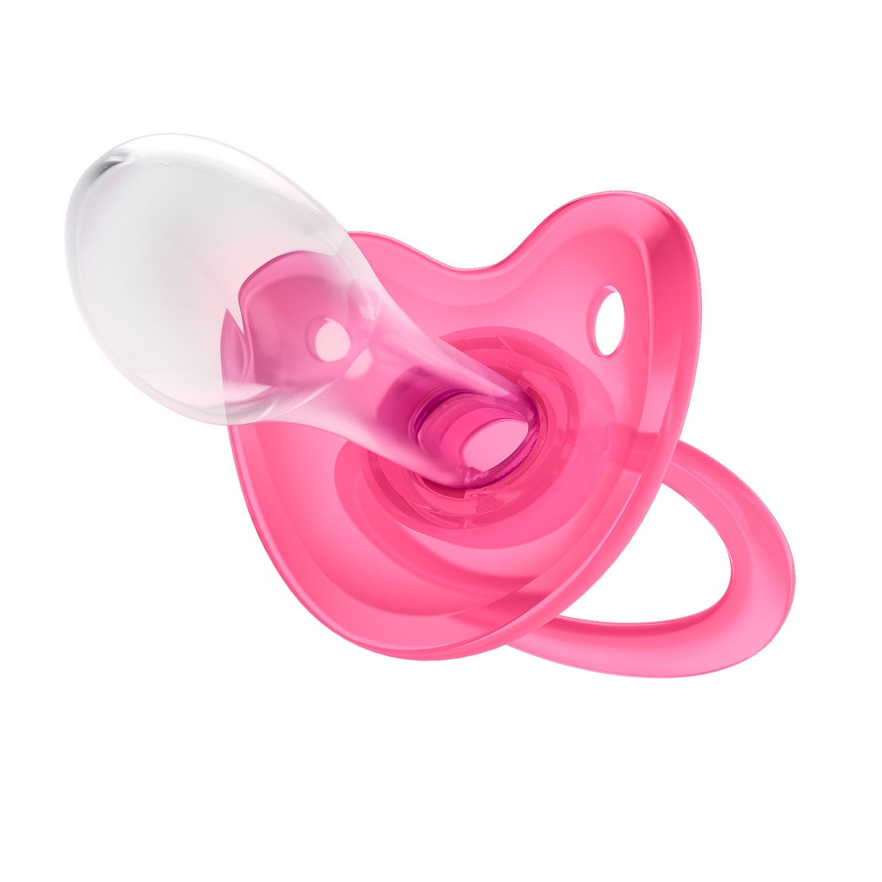 Fixx Adult Pacifier Crystal Bubble Gum Pink
