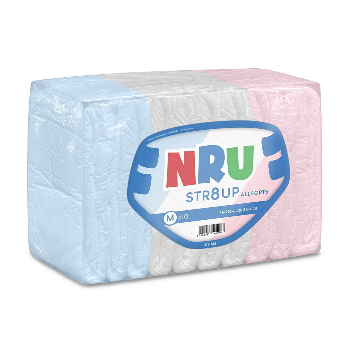 NRU STR8UP Allsorts VAT Exempt Adult Incontinence Slip