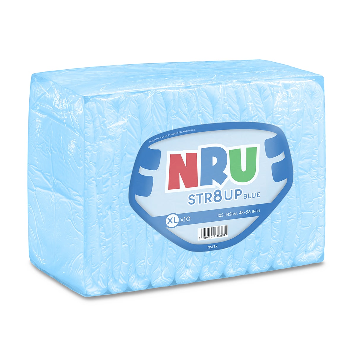 NRU STR8UP Blue VAT Exempt Adult Incontinence Slip