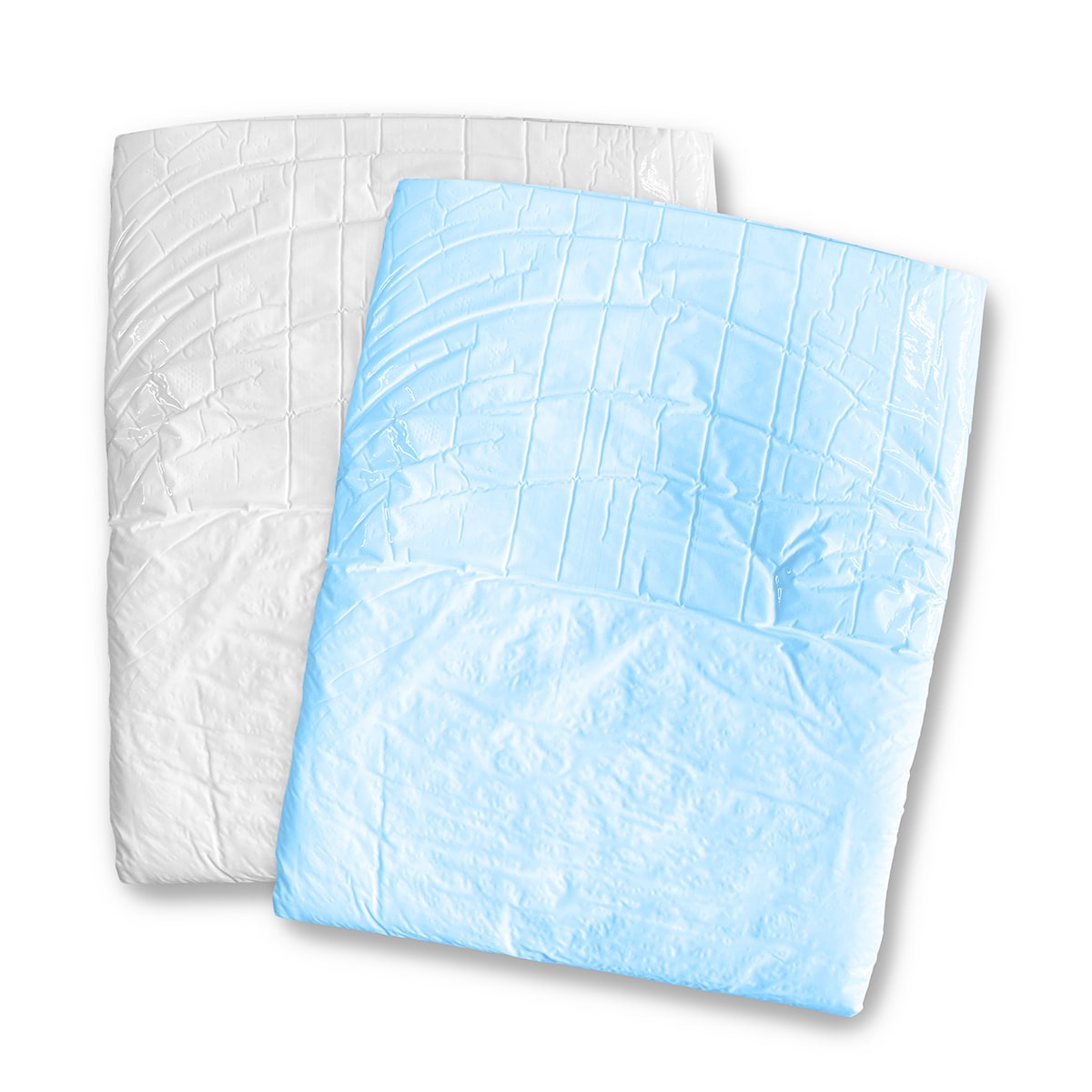 NRU STR8UP Blue and White VAT Exempt Adult Incontinence Slip