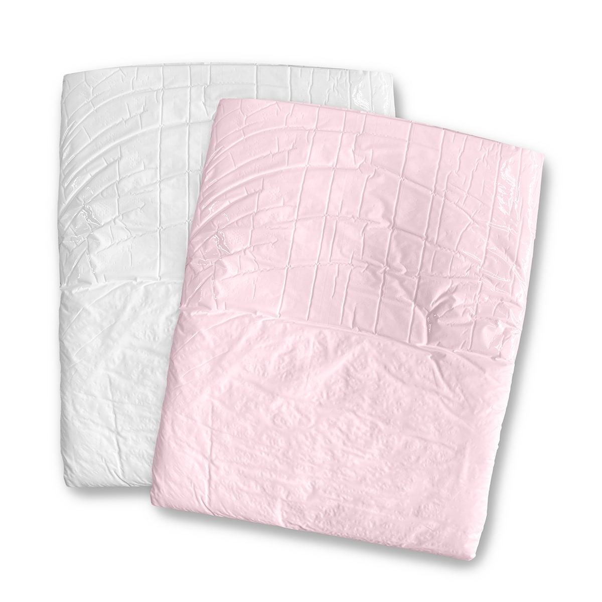 NRU STR8UP Pink and White VAT Exempt Adult Incontinence Slip