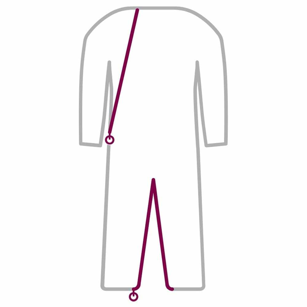 Suprima CareFunction Jumpsuit with Feet - Petrol Blue