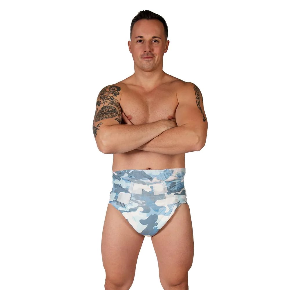 Tykables Cammies Blue VAT Exempt Adult Incontinence Slip