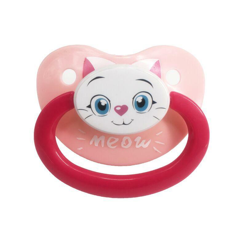 Adult Kitty Meow Printed Dummy/Pacifier
