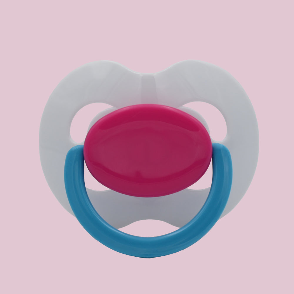 White Pink light blue Pacifier Kiddo LULLY XXL